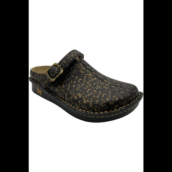 Alegria Leather Adjustable Backstrap Clogs Myrtle Boheme - Medium - Picture 1 of 3